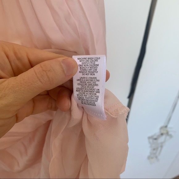 Light pink pleated skirt dress - Picture 5 of 6